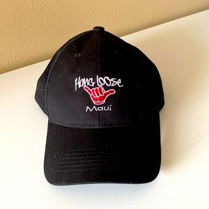 Hang loose 🤙 Mauí Hawaii black and red SnapBack hat